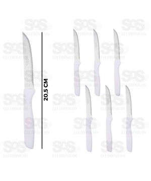 Kit Faca De Mesa Bali 6 Unidades CRS-2648