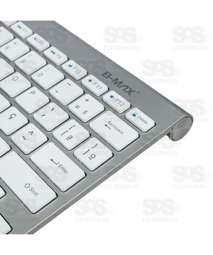 Kit Teclado e Mouse Sem Fio Slim B-Max BM-T12