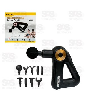 Massageador Muscular Portátil 9 Níveis B-Max BM-F1021