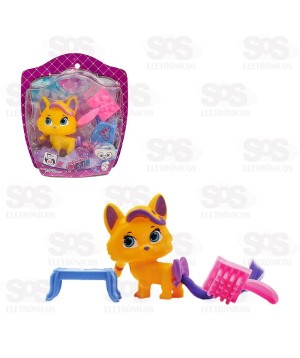 Adorável Pet Gatinha Com Acessórios Pica Pau PI3841