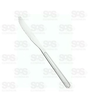 Kit Faca De Mesa Inox 6 Unidades Top Útil TOP1643