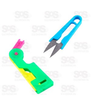 Kit Costura 12 Linhas e 16 Agulhas Top Útil TOP1246