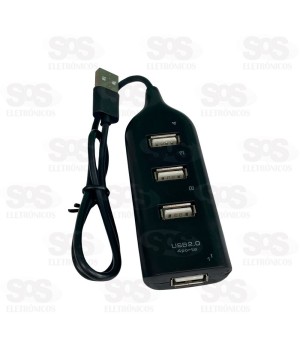 HUB USB 2.0 Com 4 Portas Song Star OS-494
