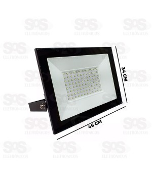 Refletor Holofote LED Branco 800W Maxbom 9623