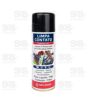 Limpa Contato Spray 210ml Implastec