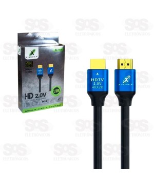 Cabo HDMI 4K 1.5 Metros X-Cell XC-4K1
