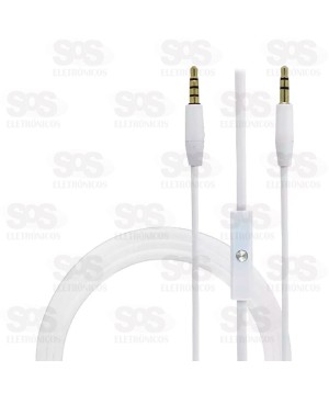 Cabo P2 Para P3 Estéreo Com Microfone 1,5 Metros X-Cell XC-P2-M