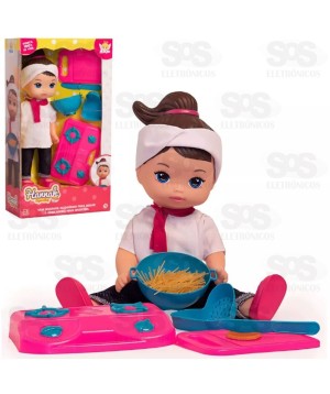 Boneca Hannan Super Chef em Vinil Anjo 2365