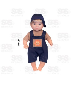  Boneco Baby Cinos Faz Xixi Cabelo Loiro Anjo 2429