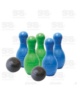 Mini Jogo De Boliche 7 Peças Salopa Mini Toys 280