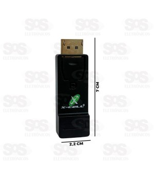 Adaptador Displayport Macho x HDMI Fêmea X-Cell XC-ADP-26