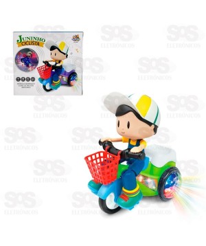 Juninho Ciclista Com Luzes e Sons Toy King TK-2367