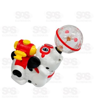 Cachorro Solta Fumaça Com Luzes e Sons Toy king TK-AB7122