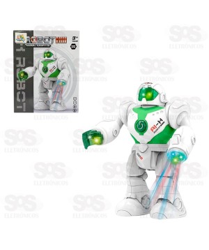 Robô Bate e Volta Com Sons e Luzes Toy King TK-AB7419