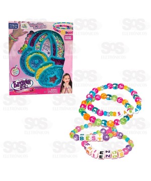 Kit Miçanga Infantil 211 Peças Toy King TK-AB6485