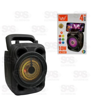 Caixa De Som 10W Com Suporte De Celular Altomex AL-3181