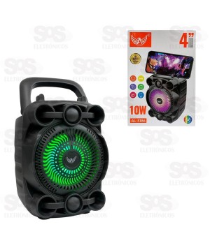 Caixa De Som 10W Com Suporte De Celular Altomex AL-3186