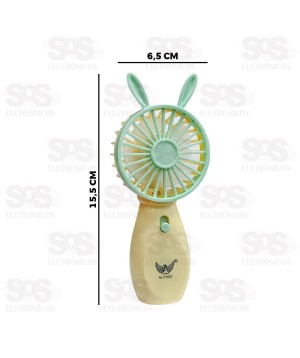 Ventilador Portátil De Mão Com Luz Altomex AL-F1937