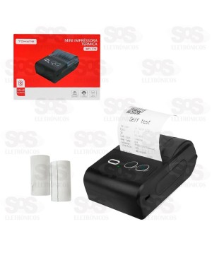 Mini Impressora Térmica Sem Fio 58MM Tomate MTI-773