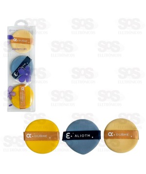 Esponja Para Maquiagem 3 Peças Luatek LMF-2104