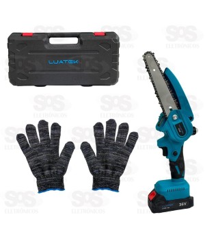 Motosserra Elétrica Portátil Recarregável Luatek LWJ-260