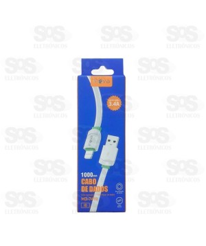 Cabo USB Para Iphone 1Metro Inova MD-7419