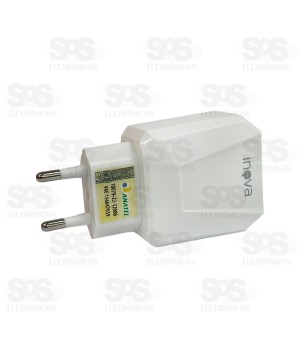 Carregador 3 USB 5.1A Com Cabo Micro USB V8 Inova CAR-3258S