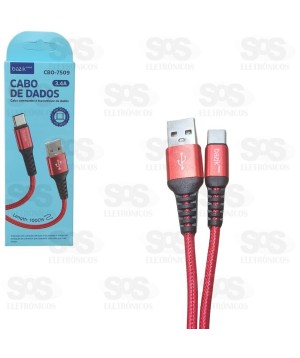 Cabo De Dados 3.4A Type C 1 Metro Basik CBO-7509