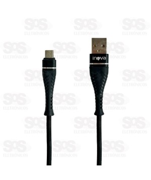 Cabo De Dados Micro USB V8 3.4A 2 Metros Inova MD-5995