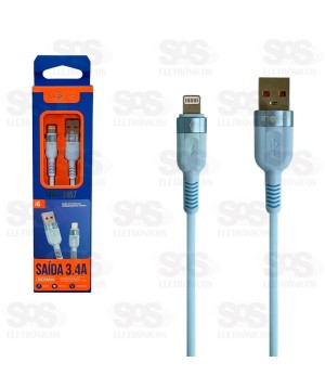 Cabo De Dados Iphone 3.4A 1 Metro Inova CBO-12457