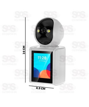 Câmera De Segurança Inteligente Com Tela Inova Prime KV-727