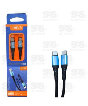 Cabo Type C Para Type C 1 Metro Inova CBO-12437