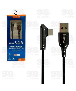 Cabo De Dados Type C 3.4A 1 Metro Inova CBO-6049