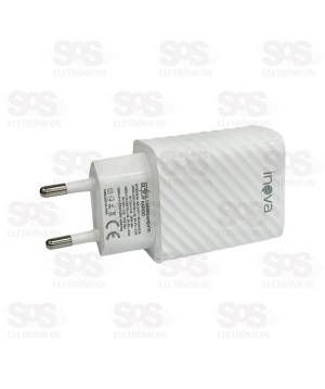 Carregador Rápido USB+TPC 40W Inova CAR-3165