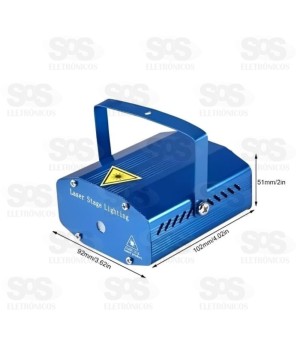 Mini Projetor Holográfico com Fonte e Tripé Lehmox LEY-1933