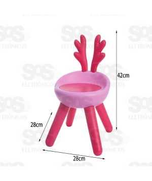 Cadeira Plástica Desmontável Infantil Alce