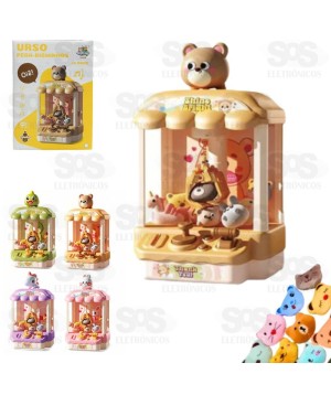 Mini Maquininha Pegar Bichinho Pelucia Infantil Garra Toy King TK-AB7255