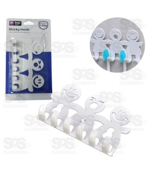 Ganchos Para Escova de Dente Top Útil TOP1341