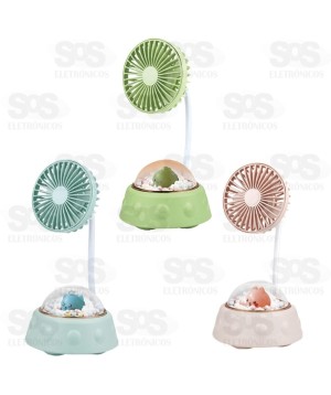 Mini Ventilador Cute Recarregável B-max BM-F1087