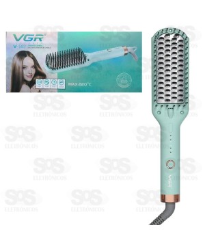 Escova Alisadora Com Painel Bivolt Voyager V-592