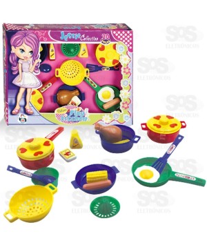 Cozinha Luxo da Jessie 20 Peças Pica Pau 602