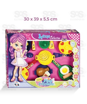 Cozinha Luxo da Jessie 20 Peças Pica Pau 602