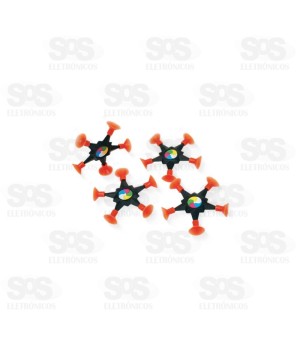 Estrela Ninja Com Ventosa 4 Unidades Pica-Pau 542