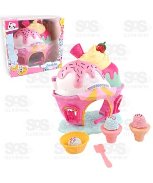 Casinha de Sorvete Com Sorvete Divertido Pica Pau 4306