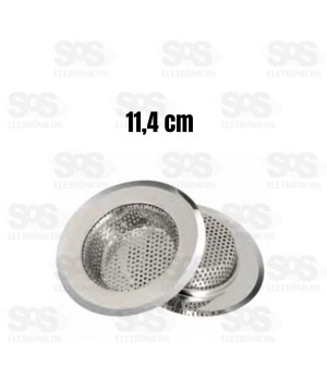 Ralo para Pia 11.4 cm Aço Inox Caerus crs-2848