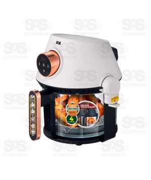 Fritadeira Air Fryer e Grill Elétrico 4 Litros 127V Bak BK-ARFYM110