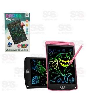 Lousa Mágica Infantil Colorida 8.5 Polegadas Segma SEG-LMG85