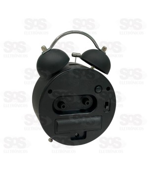 Relógio Analógico Com Despertador B-Max BM-R811