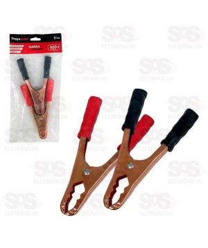 Garra Jacaré Para Cabo De Bateria 500A TroyaTools TRY-0018