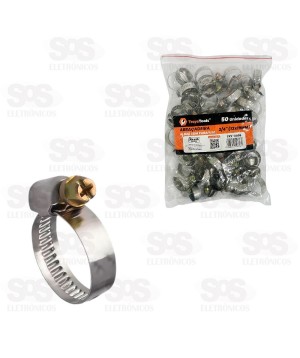 Abraçadeira Metálica 13x19MM 50 Unidades TroyaTools TRY-0096